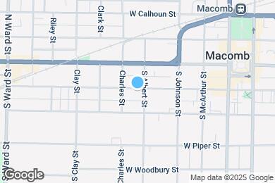 Map image of the property - 411 W Washington St