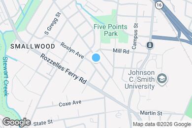 Map image of the property - 2108 Roslyn Ave