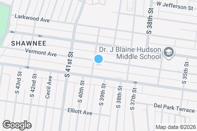 Map image of the property - 3914 Vermont Ave