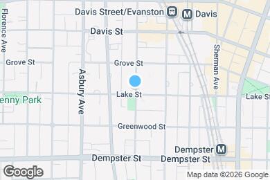 Map image of the property - 1456 Oak Ave