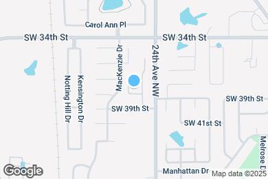 Map image of the property - 809 SW 38th St