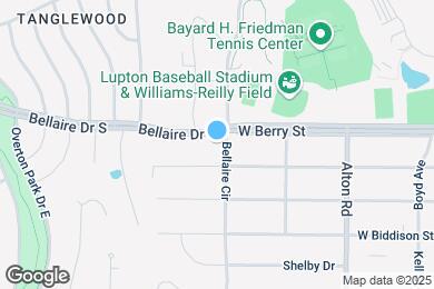 Map image of the property - 3805 Bellaire Dr S