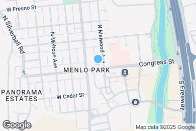 Map image of the property - 913 W Congress St