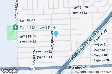 Map image of the property - 6844 SW 12th St