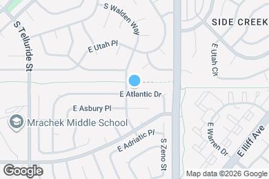 Map image of the property - 18237 E Atlantic Dr