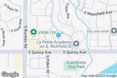 Map image of the property - 4253 S Quintero Ct
