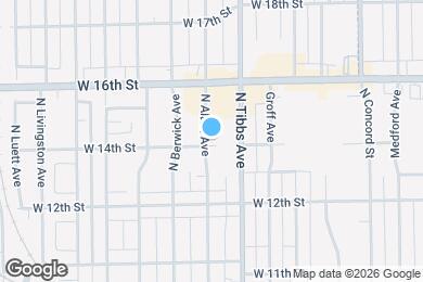 Map image of the property - 1401 N Alton Ave
