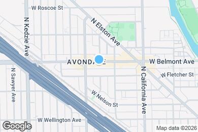 Map image of the property - 2931 W Belmont Ave