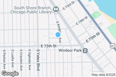Map image of the property - 2475 E 74th Pl