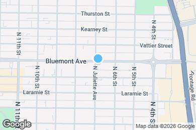 Map image of the property - 730 N Juliette Ave