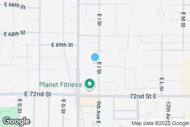 Map image of the property - 6928 E I St