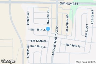 Map image of the property - 13775 SW 47th Cir