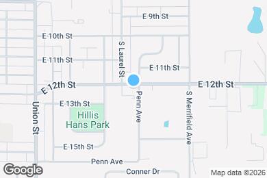 Map image of the property - 715 E 12th St