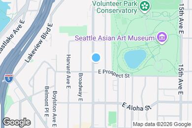 Map image of the property - 1110 10th Ave E