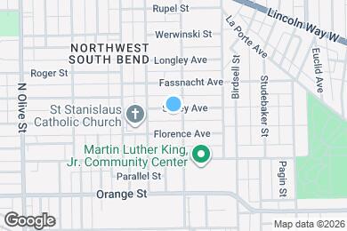 Map image of the property - 1710 Sibley Ave