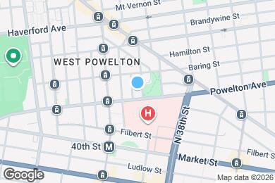 Map image of the property - 3903 Powelton Ave