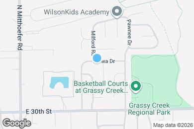 Map image of the property - 10307 Kiowa Dr