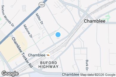 Map image of the property - 5300 Peachtree Rd
