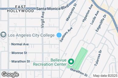 Map image of the property - 883 N Hoover St