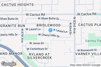 Map image of the property - 8456 W Cherry Hills Dr