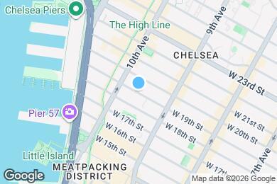 Map image of the property - WEST 19 STREET