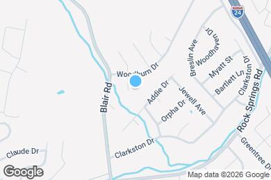 Map image of the property - 1004 Don Blair Dr