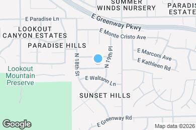 Map image of the property - 1902 E Tierra Buena Ln