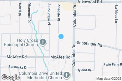 Map image of the property - 1952 Pinedale Pl