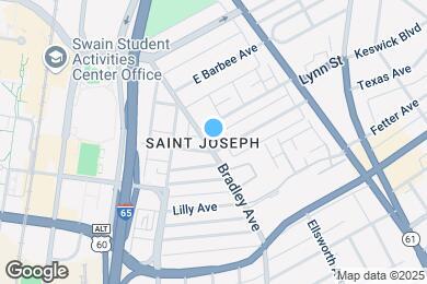Map image of the property - 2141 Bradley Ave