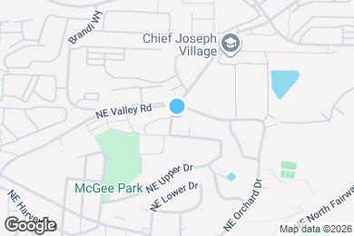 Map image of the property - 1320 NE Hillside Dr