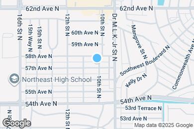 Map image of the property - 1001 57th Ave N