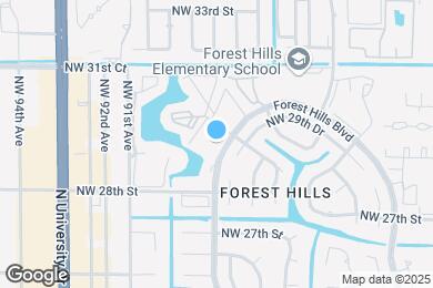 Map image of the property - The Palms at Forest Hills