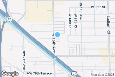 Map image of the property - 3131 W 16th Ave