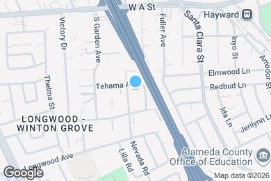 Map image of the property - 544 Tehama Ave