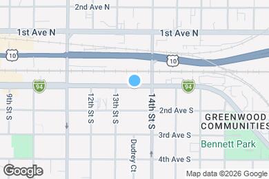 Map image of the property - Almond Apartments