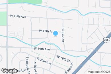 Map image of the property - 1709 S Perry Ct