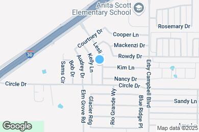 Map image of the property - 1621 Lesli Dr