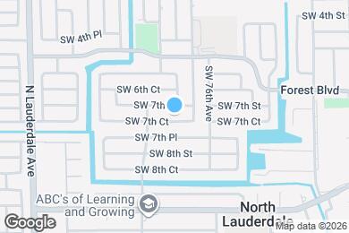 Map image of the property - 7701 SW 7th Ct