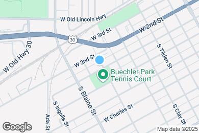 Map image of the property - 2404 W 1st St