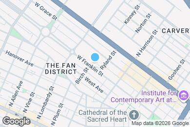 Map image of the property - 1106 Franklin St