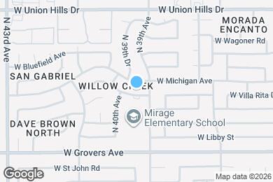 Map image of the property - 3916 W Villa Rita Dr