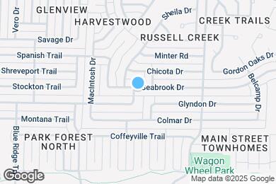 Map image of the property - 1412 Seabrook Dr
