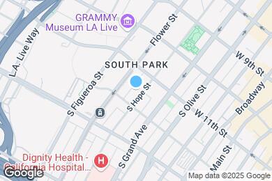 Map image of the property - 1133 S Hope St