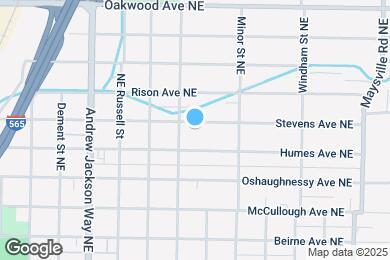 Map image of the property - 1114 Stevens Ave NE