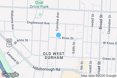 Map image of the property - 2211 W Knox St