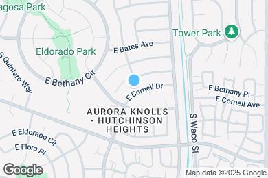 Map image of the property - 17755 E Cornell Dr