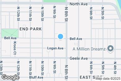 Map image of the property - 817 Bell Ave