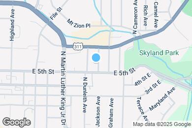 Map image of the property - 508 N Jackson Ave