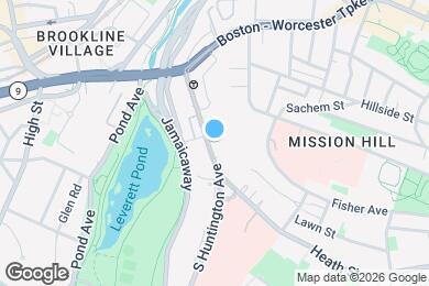 Map image of the property - 78 S Huntington Ave