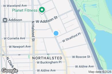 Map image of the property - 3529 N Broadway